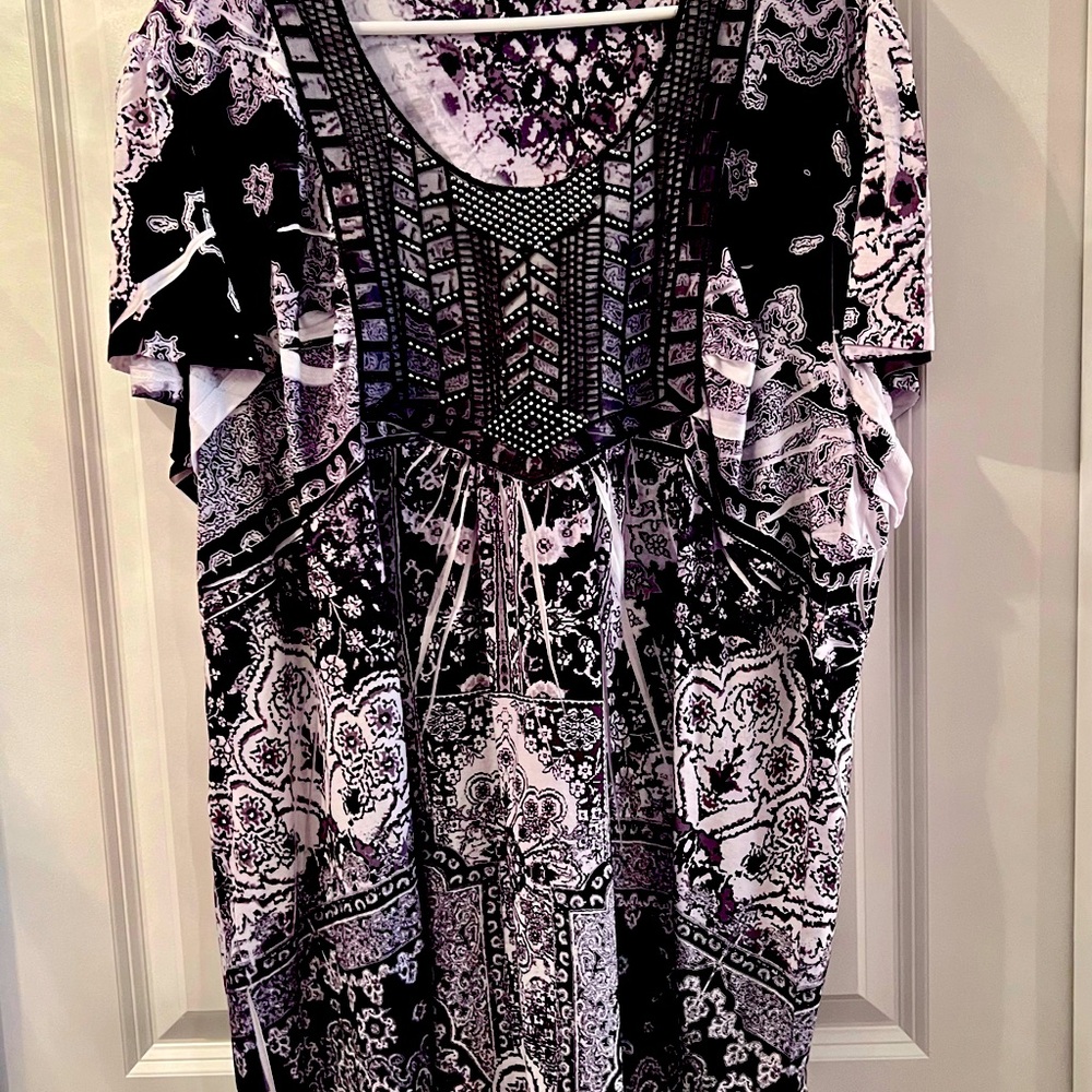 One World Plus Size Shirt with Sweater